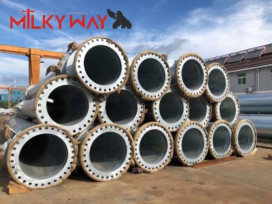 Q345 برج الحديد الاحتكارية للاتصالات 18m-30m غليان الساخن