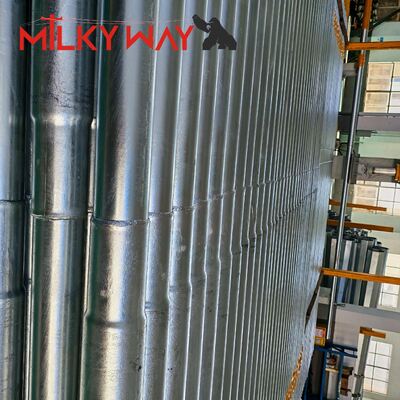 عمود توزيع طاقة مثمن مجلفن بالغمر الساخن بطول 11 مترًا مع معيار اللحام AWS D1.1