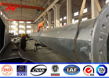 138KV MV أعمدة نقل الطاقة المثمنة