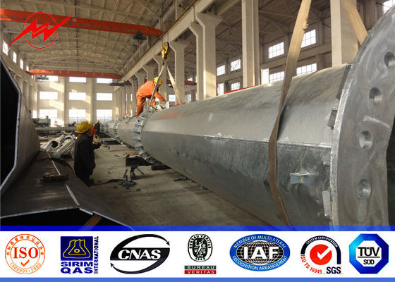 حفزت 70ft توزيع الطاقة الكهربائية القطب لمشروع 132kv 69kv الفلبين