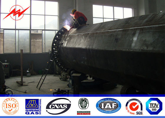 حفزت 70ft توزيع الطاقة الكهربائية القطب لمشروع 132kv 69kv الفلبين