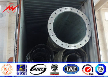 138KV MV أعمدة نقل الطاقة المثمنة