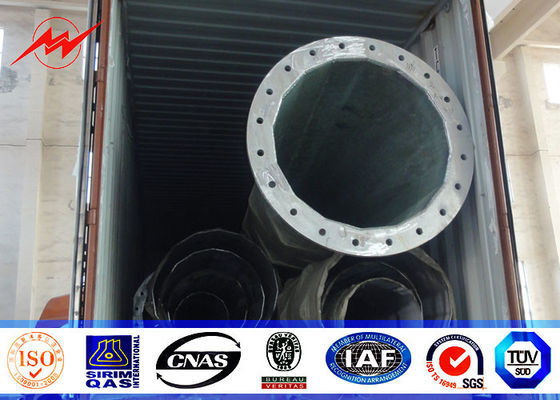 حفزت 70ft توزيع الطاقة الكهربائية القطب لمشروع 132kv 69kv الفلبين