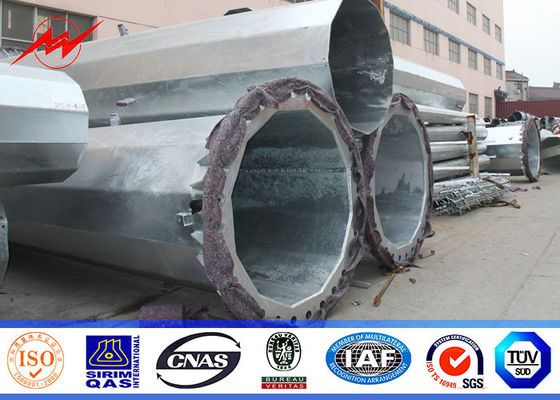 25ft إلى 75ft الكهربائية concial مدبب الصلب أداة المساعدة ، الصلب توزيع الطاقة القطب 10kv ~ 550kv