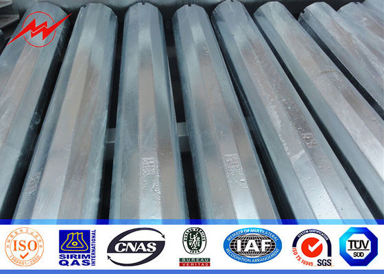 25ft إلى 75ft الكهربائية concial مدبب الصلب أداة المساعدة ، الصلب توزيع الطاقة القطب 10kv ~ 550kv