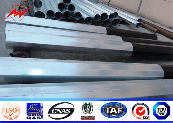 25ft إلى 75ft الكهربائية concial مدبب الصلب أداة المساعدة ، الصلب توزيع الطاقة القطب 10kv ~ 550kv