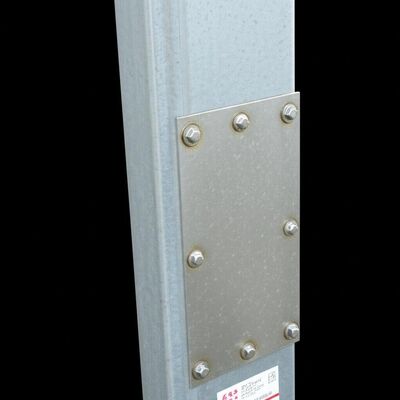 عمود كهرباء فولاذي مثبت بالتثبيت مع معيار اللحام AWS D1.1 لخطوط النقل 10-550 كيلوفولت