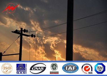 خط نقل البيتومين 69kv القطب الصلب المجلفن