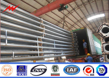 Q345 Q235 GR65 الصلب القطب الطاقة ، الكهربائية وحدة قطب طويل العمر Serive طويل