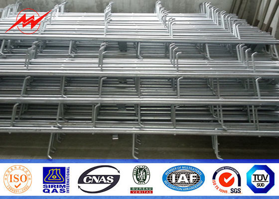 132 Kv 27Meter 1500KG حمولة برج أحادي القطب للإتصالات المتنقلة الاتصالات السلكية واللاسلكية