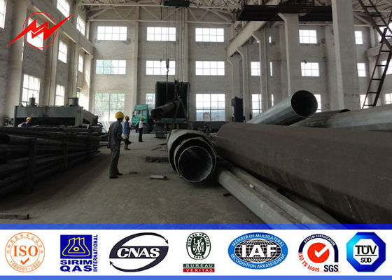 أعمدة نقل الطاقة ذات الجهد المنخفض 11.9m لمشروع خط نقل 69 كيلو فولت