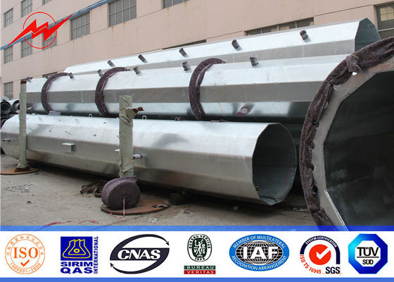 16 الجانبين الصلب برج القطب أحادي الميكروويف لخط نقل المحمول