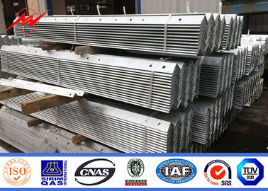Astm A123 17 متر فولاذي قوة القطب الجلفنة بالغمس الساخن