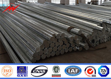 مدبب مثمن Cctv الصلب المنفعة القطب المجلفن المعدنية أنبوبي الطاقة