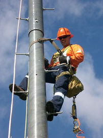 133kv 40ft أعمدة الطاقة المجلفنة مع ISO