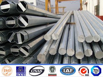 15m 1200 دان مثمن أقطاب نقل الصلب مع ملحقات الذراع عبر الجلفنة تراجع الساخنة