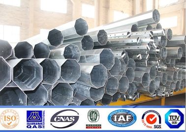 12M 33KV القطب الخدمة الكهربائية مع تراجع الساخنة المجلفن لنقل الطاقة