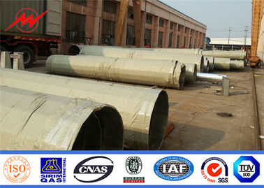 60FT Q345 4.5MM سمك الصلب السلطة القطب انتقال القطب مع Bitumn