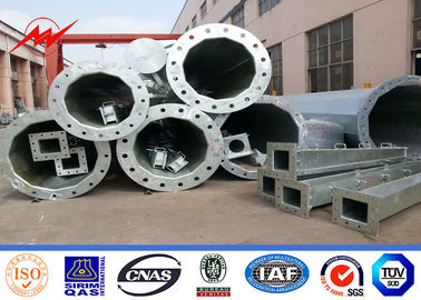 خط نقل الطاقة مثمن الصلب المجلفن القطب الطاقة 70FT 94FT 120FT