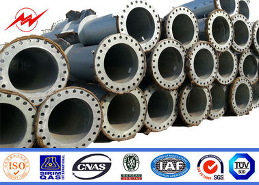 خط نقل الطاقة مثمن الصلب المجلفن القطب الطاقة 70FT 94FT 120FT