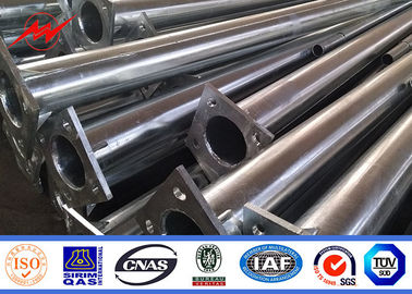 12m أقطاب الصلب المجلفن جولة مثمنة في الشوارع لإضاءة المنطقة