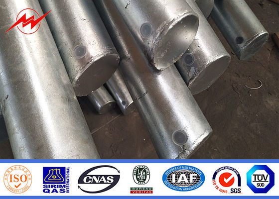 المجلفن عالية الصاري 16m الصلب ضوء الشارع القطب لون السطح الأسود