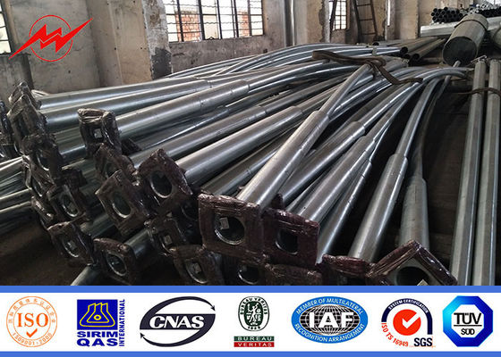 ISO الموافقة 5-20m أعمدة الإنارة شارع بنت في RAL قياسي اللون
