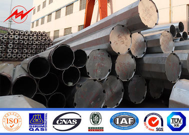 14m 2500 دان 2 قطاعات الدفن المباشر الكهربائية الصلب القطب المجلفن القطب Monopole