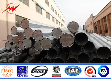 14m 2500 دان 2 قطاعات الدفن المباشر الكهربائية الصلب القطب المجلفن القطب Monopole