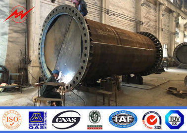 25-40 متر من القطب العلوي المصقول GR65 للحديقة / الساحة / الشارع / الملعب