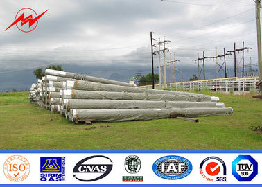 45FT 50FT HT نوع NGCP أعمدة الكهرباء المساعدة ، توزيع الكهرباء أنبوبي القطب الصلب