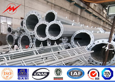 45-100FT الكهربائية المغلفنة القطب الصلب 2000KG تحميل قسم تصميم واحد