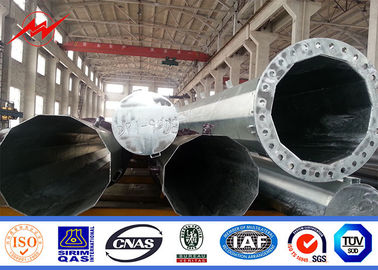 25-40 متر من القطب العلوي المصقول GR65 للحديقة / الساحة / الشارع / الملعب