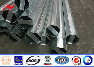 Gr65 الاتصالات السلكية واللاسلكية الطاقة الكهربائية القطب 9m 12m 15m 3mm 4mm سمك