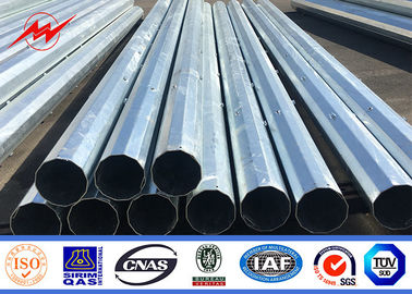 15m المجلفن الصلب العمود الكهربائي العمود خط الطاقة Iso الموافقة
