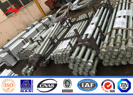 أعمدة نقل الطاقة ذات المدى العلوي لمسافة 1 كم لمشروع الخط الكهربائي عالي الجهد