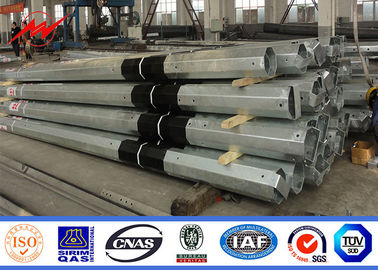 11M 3.8MM 2 القسم فرب العمود المجلفن القطب الصلب انتقال الكهربائية