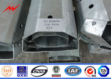 11m 7.2mm 3.8mm 69kv قطب أنبوبي فولاذي لخط النقل