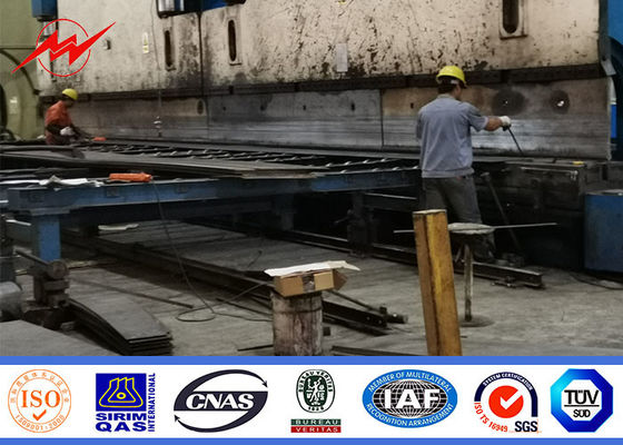 شفة نوع مخصص 100 قدم أحادية القطب الصلب لتوزيع الاتصالات