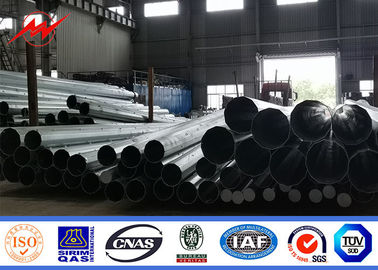 Q235 Q345 Q460 69kv الصلب المجلفن القطب، خط نقل الطاقة القطب
