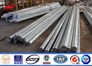 27.5m 60KN GR65 أعمدة الكهرباء المساعدة المادية ارتفاع 45 قدمًا ارتفاع 50 قدمًا