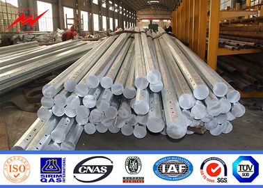 27.5m 60KN GR65 أعمدة الكهرباء المساعدة المادية ارتفاع 45 قدمًا ارتفاع 50 قدمًا