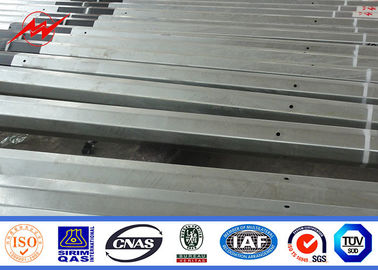 15M تراجع الساخنة المجلفن أنبوبي القطب الطاقة الكهربائية القطب مع المواد ASTM A123