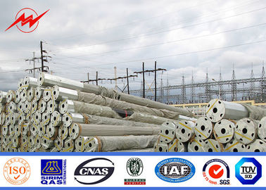 Gr 65 11.9m 33kv أقطاب نقل الطاقة القطب الأنبوبي لمشروع النفقات العامة