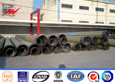 69KV Q345 NEA أعمدة فولاذية كهربائية قياسية مجلفنة مع Bitumn