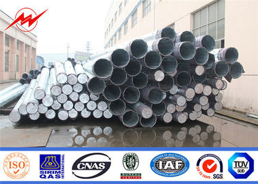 69KV Q345 NEA أعمدة فولاذية كهربائية قياسية مجلفنة مع Bitumn