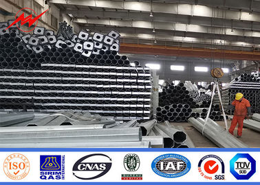 35FT 127-248mm أقطاب الصلب أنبوبي 2.75 / 3mm سميكة تراجع الساخنة المجلفن