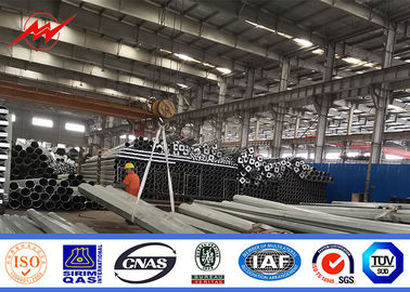 25-100ft NEA / NGCP أعمدة الكهرباء القياسية المساعدة المجلفن الصلب Quakeproof