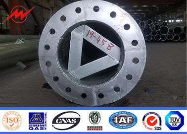 36M 24KN HDG الصلب الكهربائية مونو القطب برج تصميم الاتصالات المتنقلة