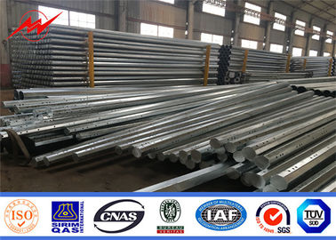 OEM قطب المرافق الكهربائية 10m الطول 2.75mm سمك ثمانية زاوية شكل 1.5m دعامة